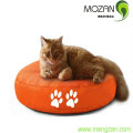 Material macio saco de feijão redondo gatos jogando bean saco pouf